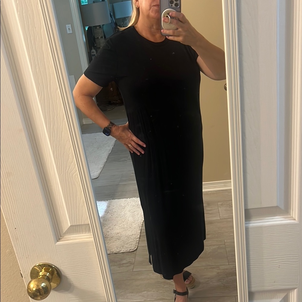 Black Midi Dress